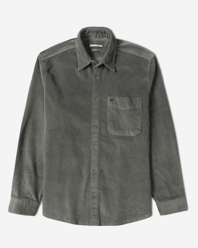 خرید و قیمت پیراهن مخمل کبریتی مردانه خاکستری 24452339