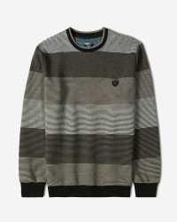 خرید و قیمت پلیور یقه گرد طرح دار مردانه خاکستری 84458152