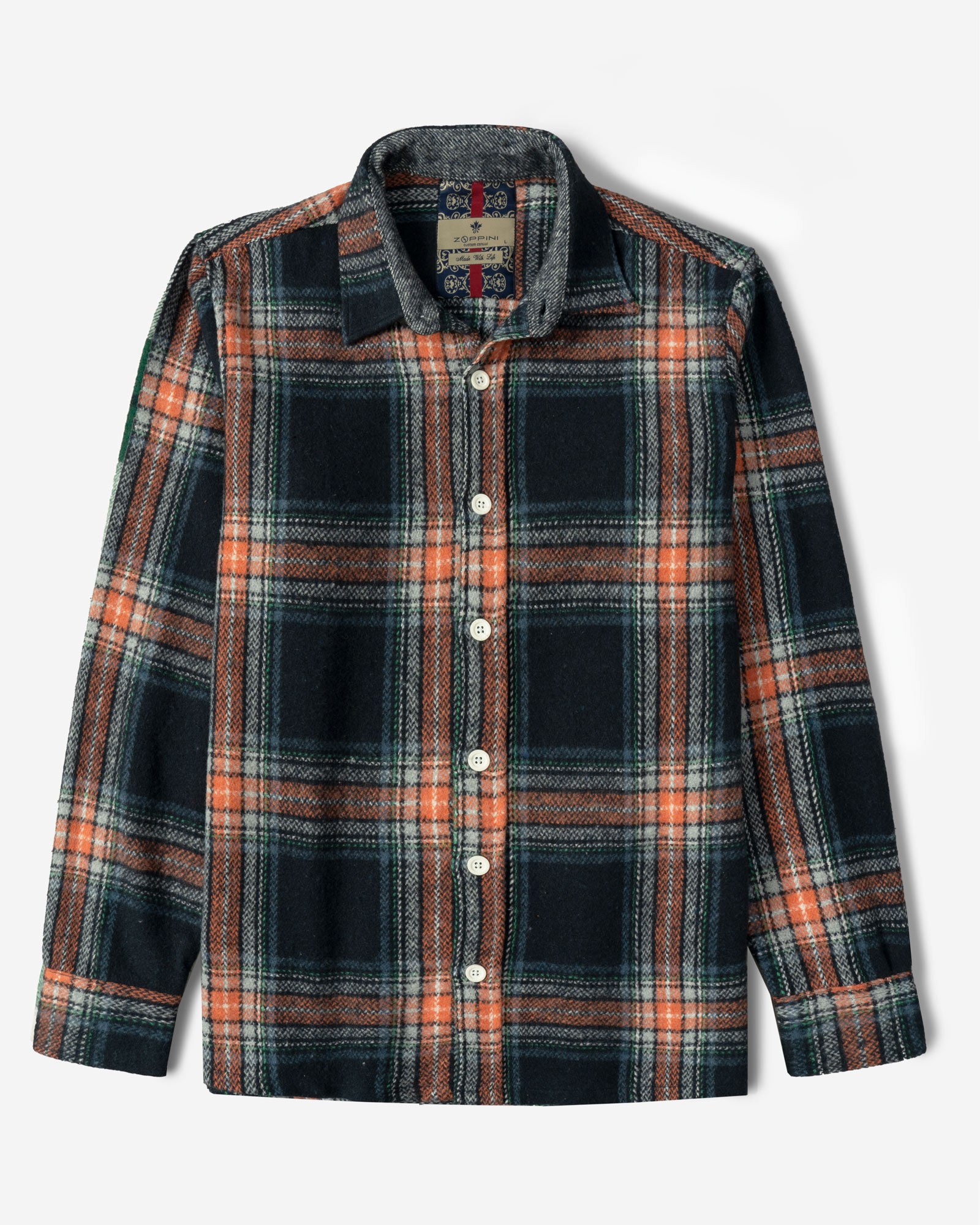 پیراهن ضخیم مردانه سرمه ای تیره 24452315