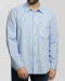 پیراهن مخمل کبریتی مردانه آبی روشن 24452340