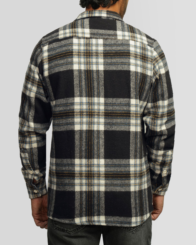 خرید و قیمت پیراهن ضخیم مردانه خاکستری تیره 24452318