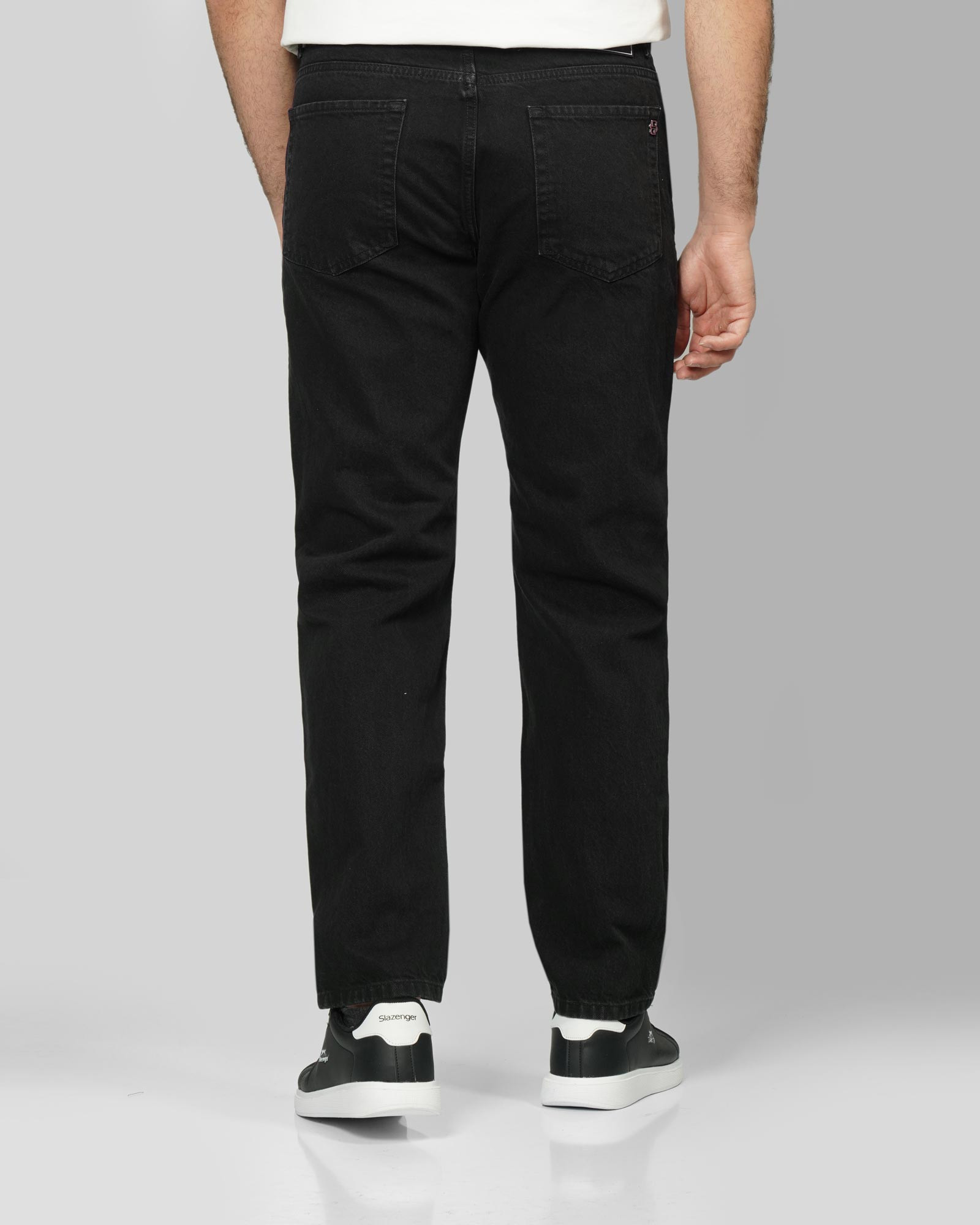 خرید و قیمت شلوار جین رگولار (Relax fit) ساده مردانه دودی 24412270