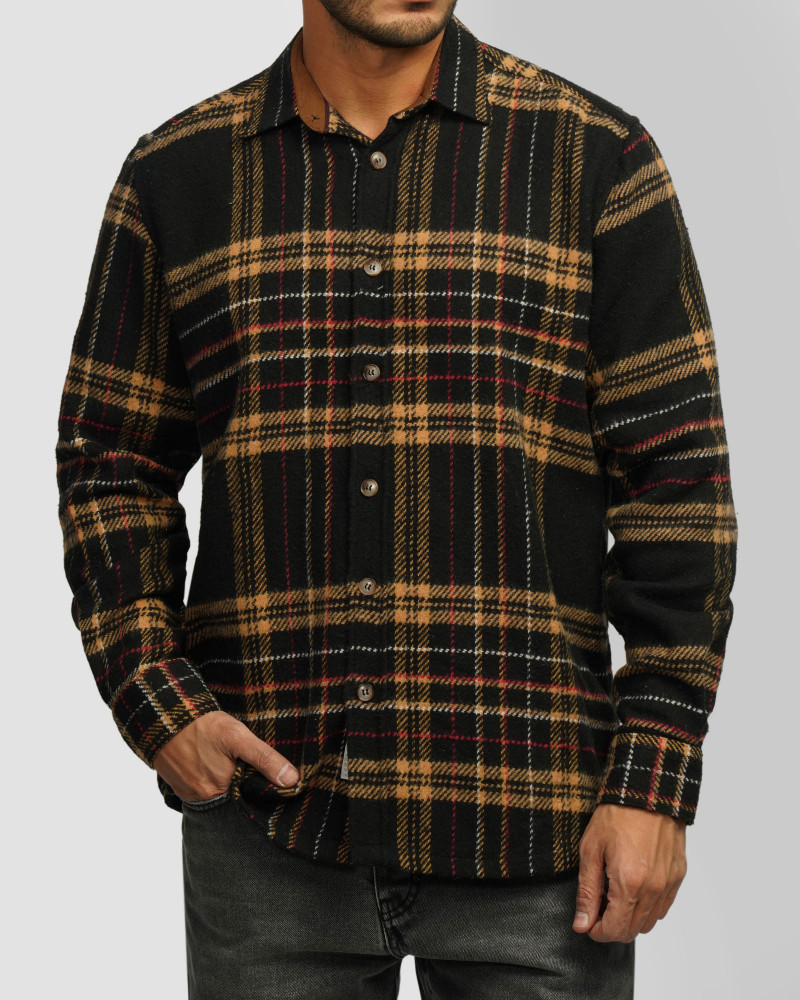 پیراهن ضخیم مردانه مشکی 24452311