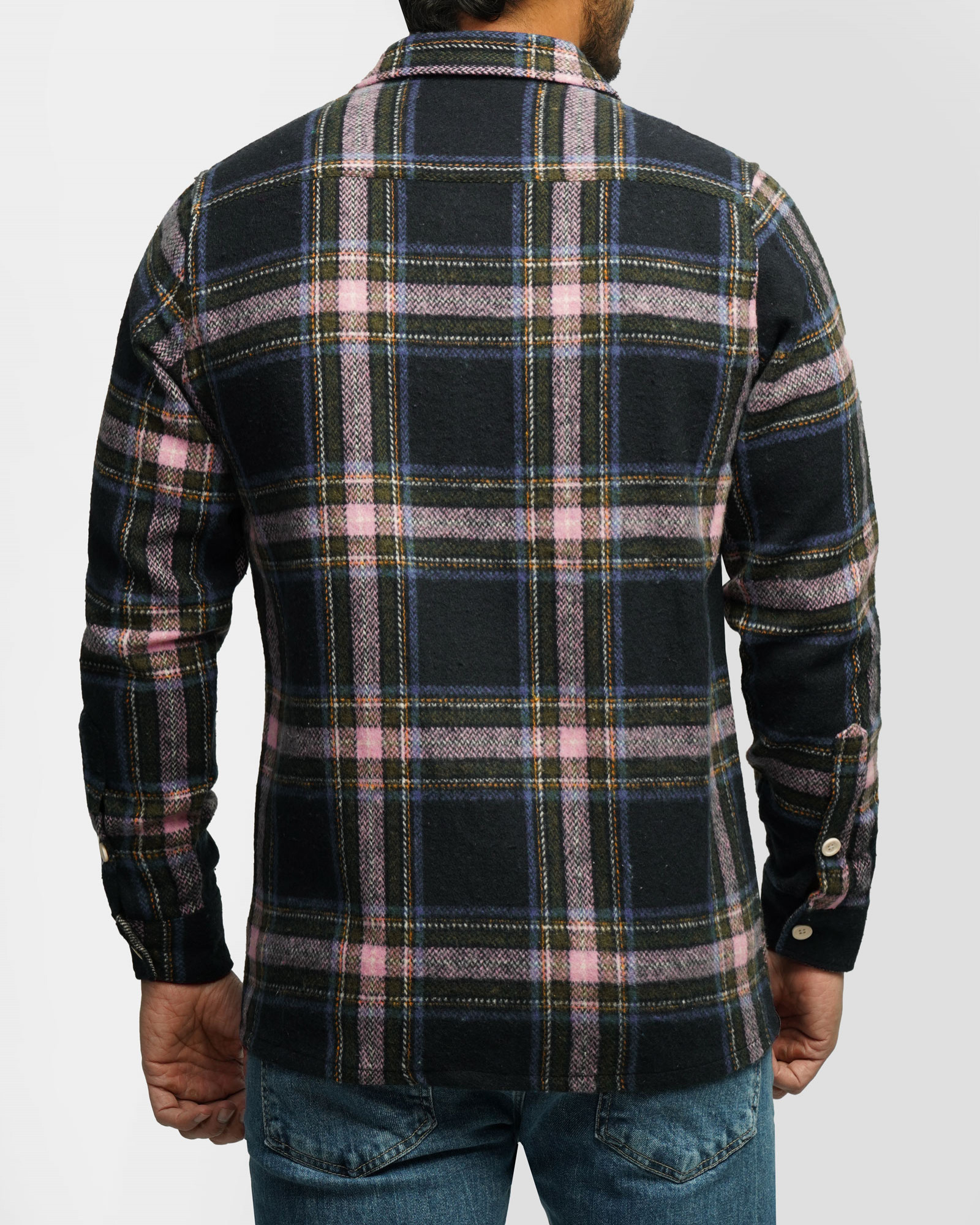 پیراهن ضخیم مردانه آبی تیره 24452315