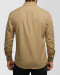 پیراهن آستین بلند ساده مردانه کرم 24421316