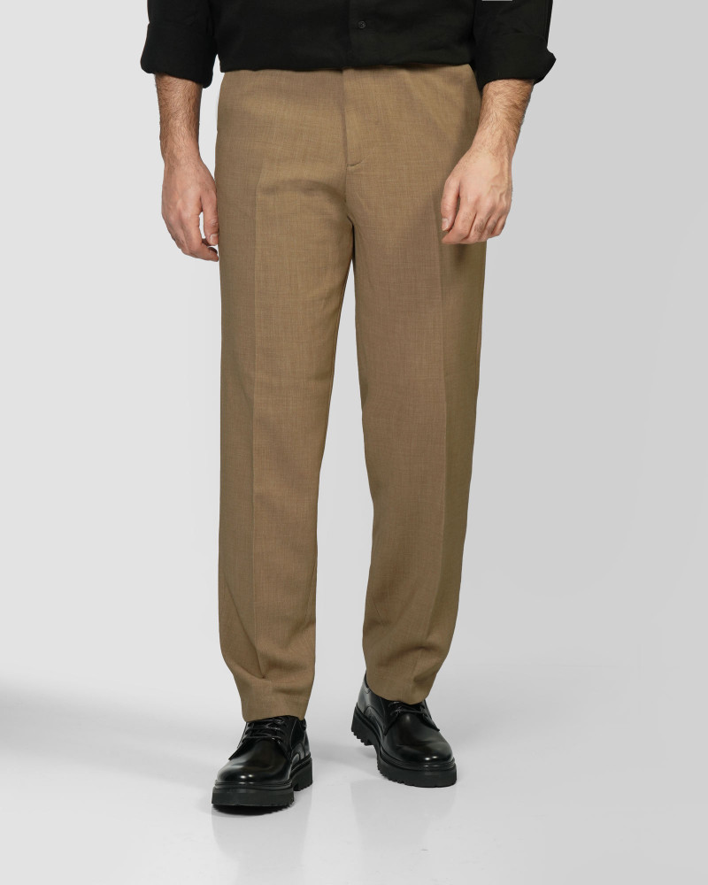  شلوار پارچه ای مردانه رگولار کرم 24462131 