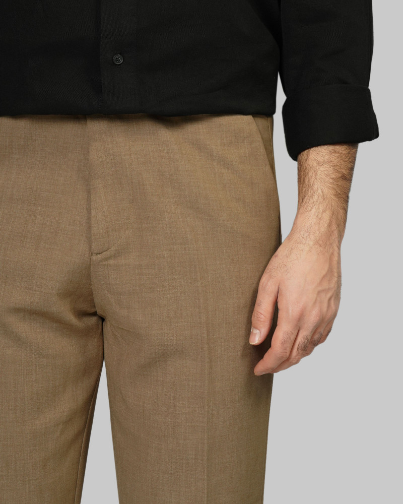  شلوار پارچه ای مردانه رگولار کرم 24462131 