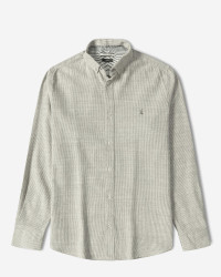 خرید و قیمت پیراهن آستین بلند راه راه مردانه طوسی 24266182