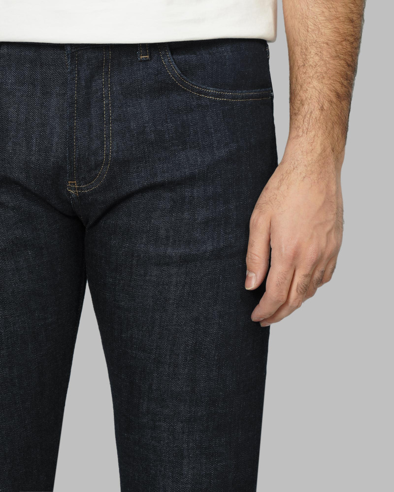 خرید و قیمت شلوار جین اسلیم ساده مردانه سرمه ای 24411463