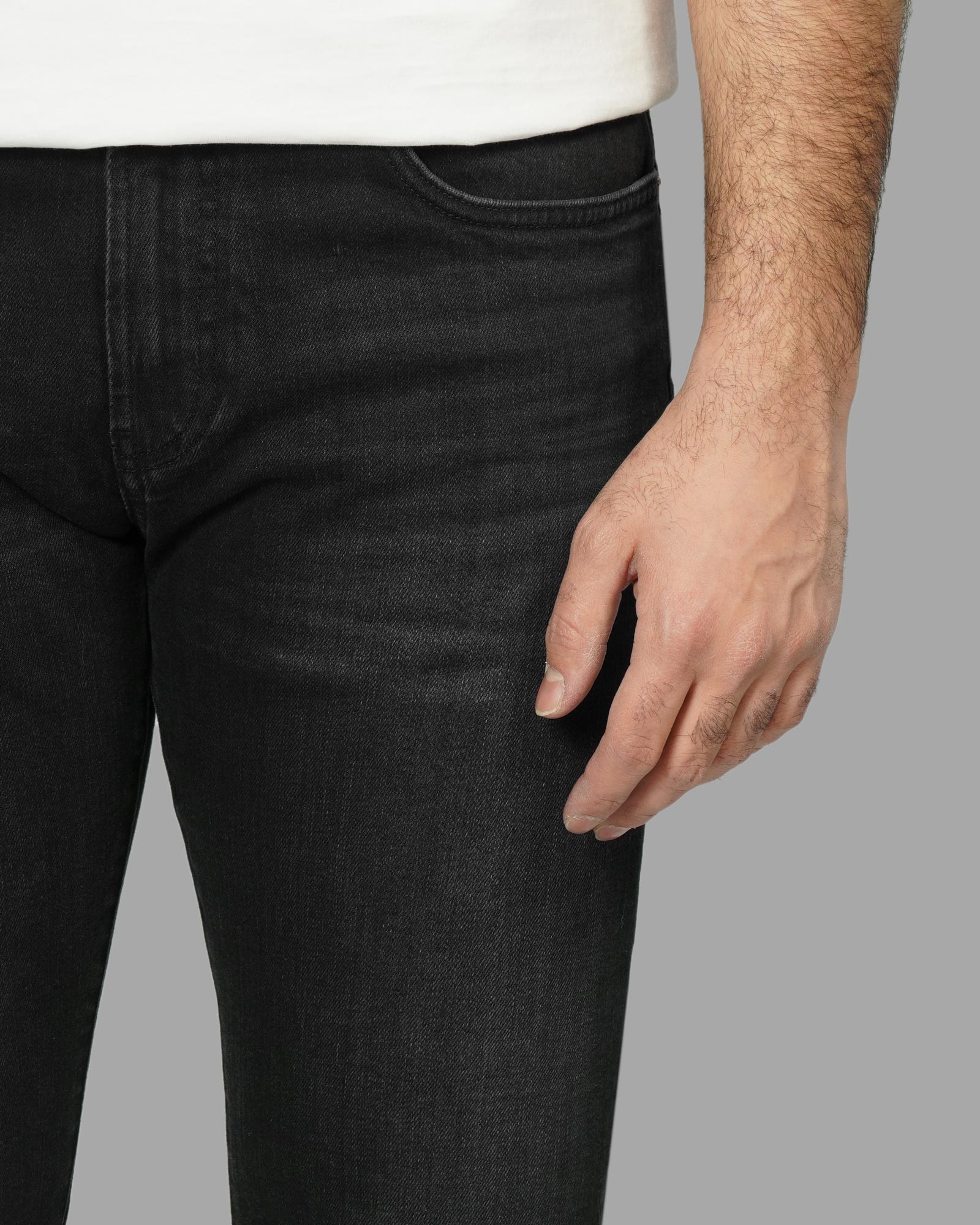 خرید و قیمت شلوار جین رگولار (Regular) ساده مردانه دودی 24412267