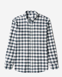 خرید و قیمت پیراهن آستین بلند چهارخانه مردانه سرمه ای 84497287