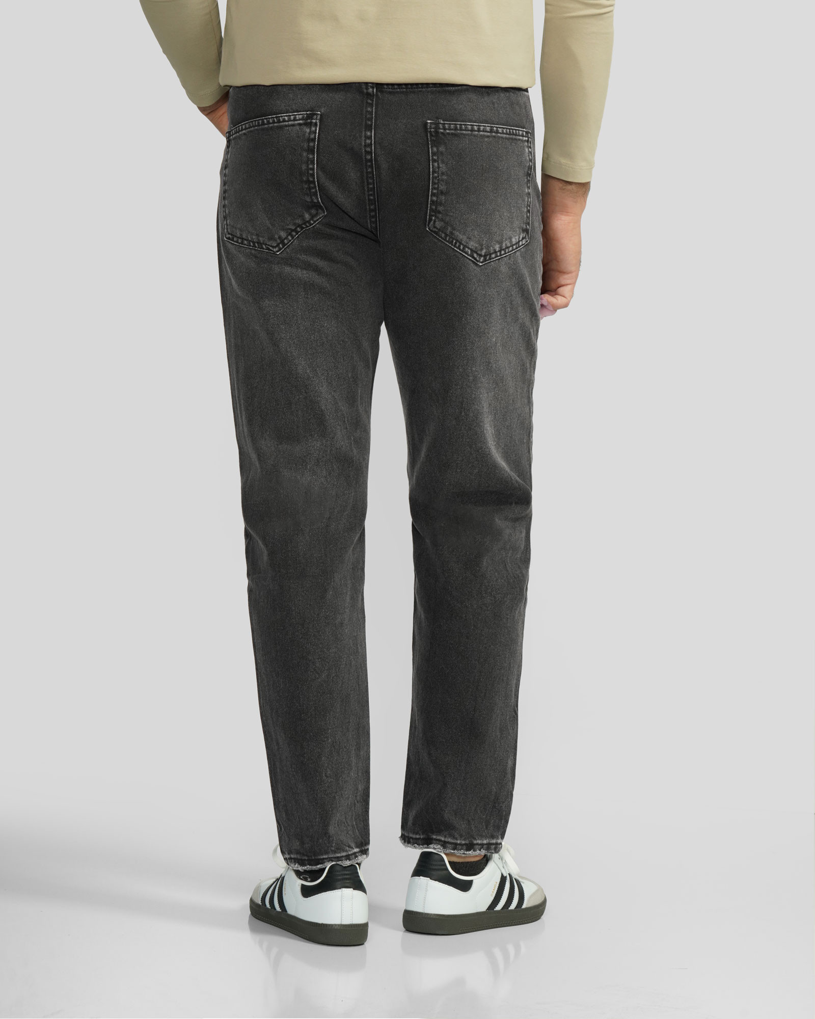 خرید و قیمت شلوار جین استریت استایل (Street Style) ساده مردانه ذغالی 24424816