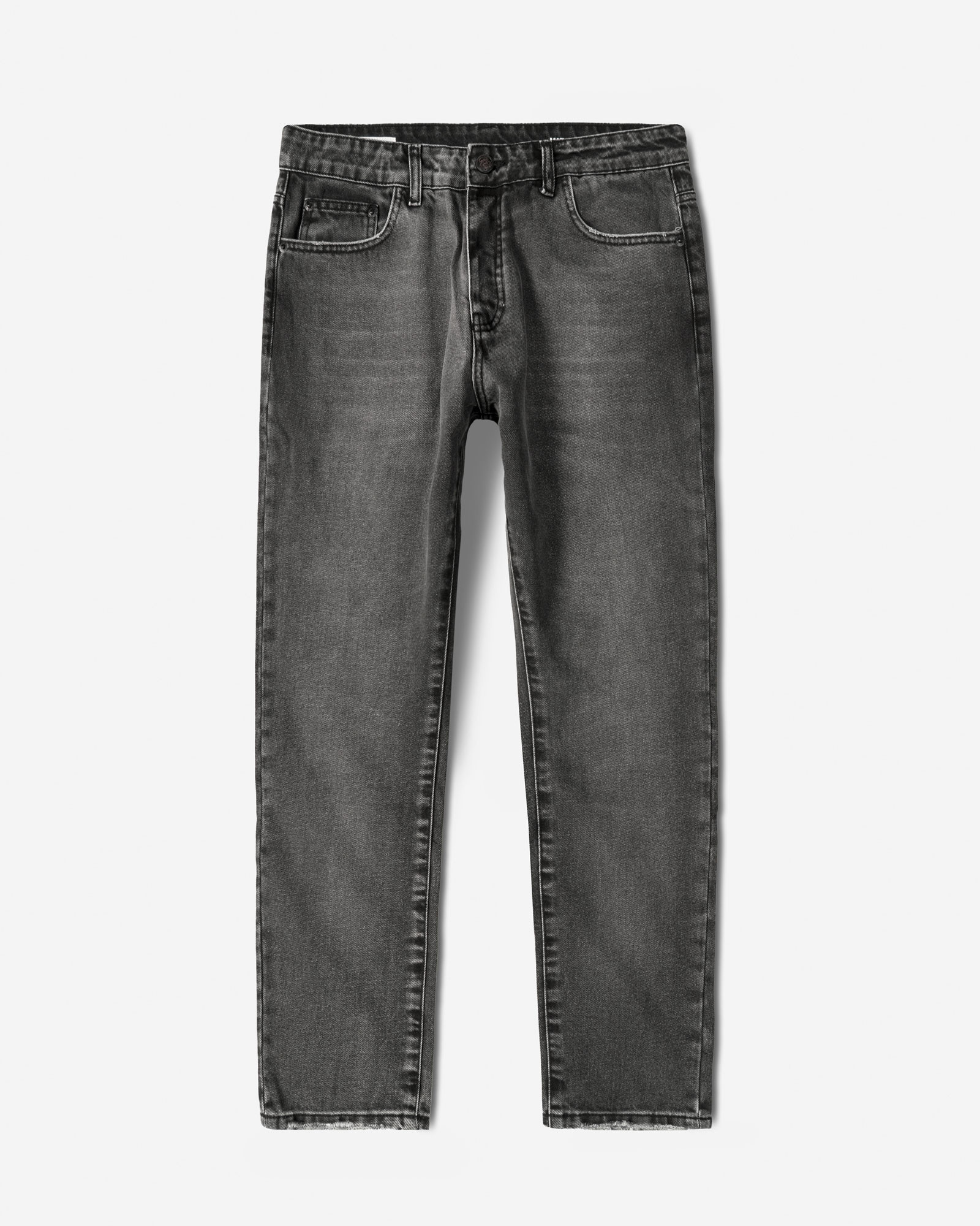 خرید و قیمت شلوار جین رگولار (Relax vintage) ساده مردانه خاکستری 24412259