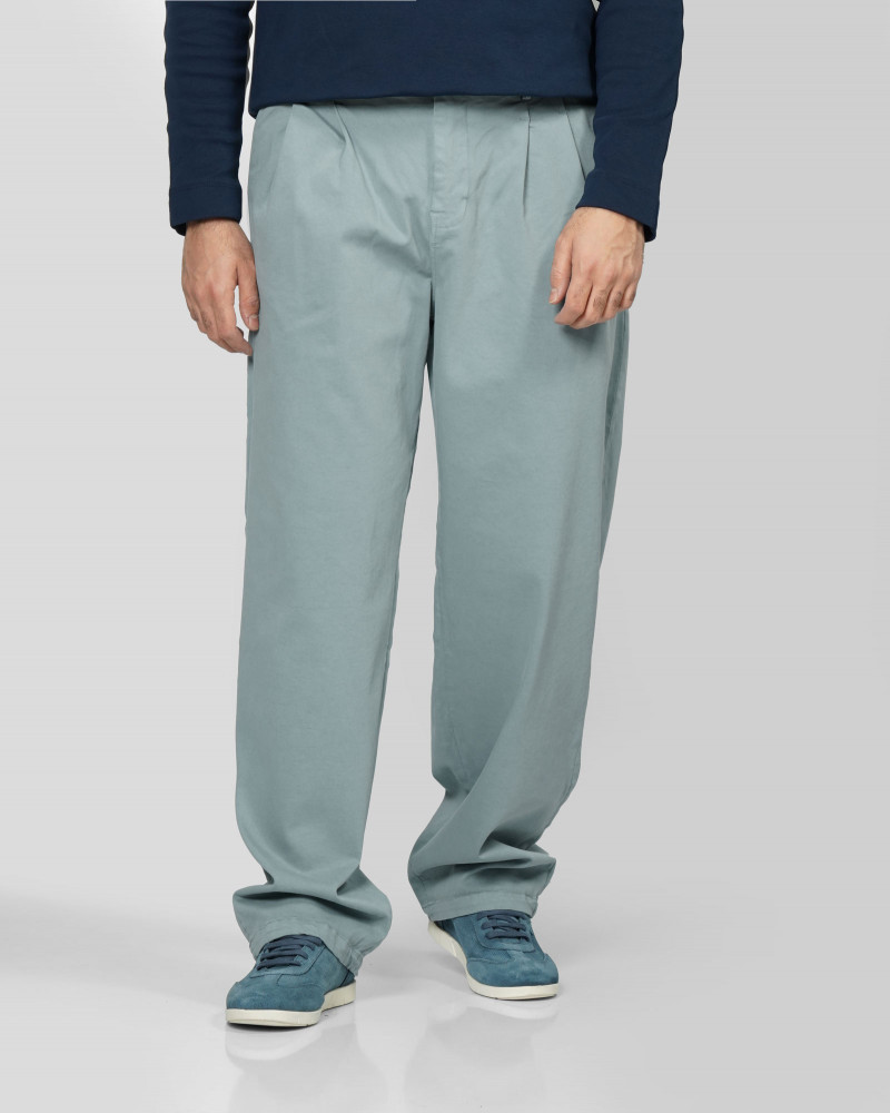 شلوار کتان رگولار مردانه آبی 24425190