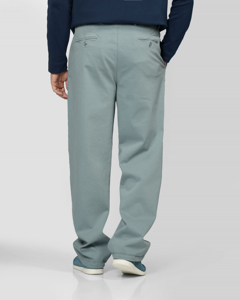 شلوار کتان رگولار مردانه آبی 24425190