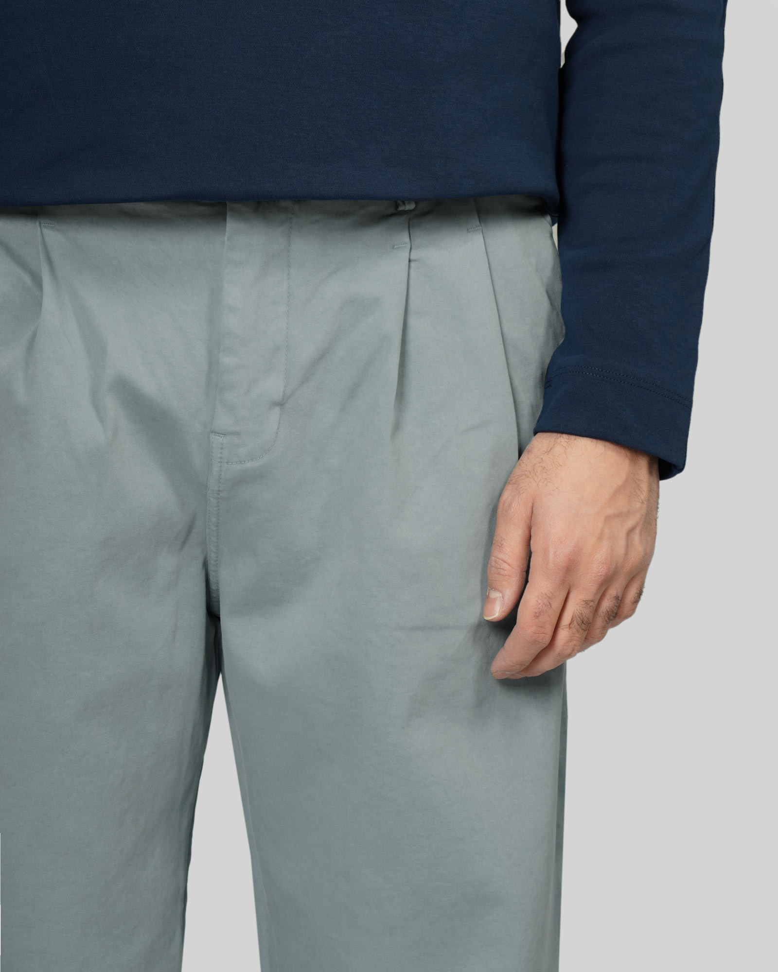 شلوار کتان رگولار مردانه آبی 24425190