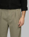 شلوار کتان رگولار مردانه سبز 24425190