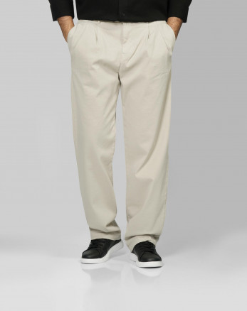 خرید و قیمت شلوار کتان رگولار مردانه کرم روشن 24425190