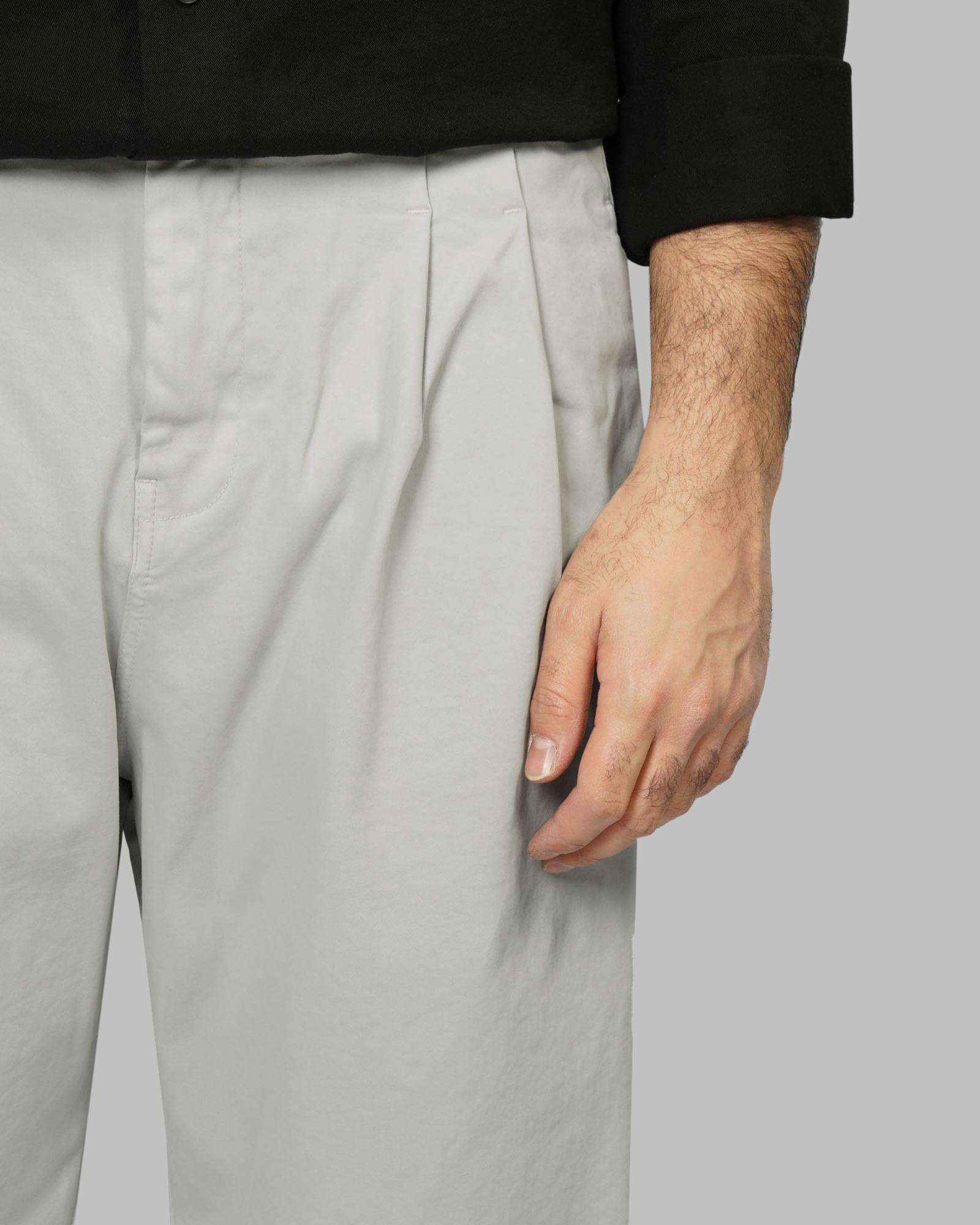 خرید و قیمت شلوار کتان رگولار مردانه طوسی 24425190