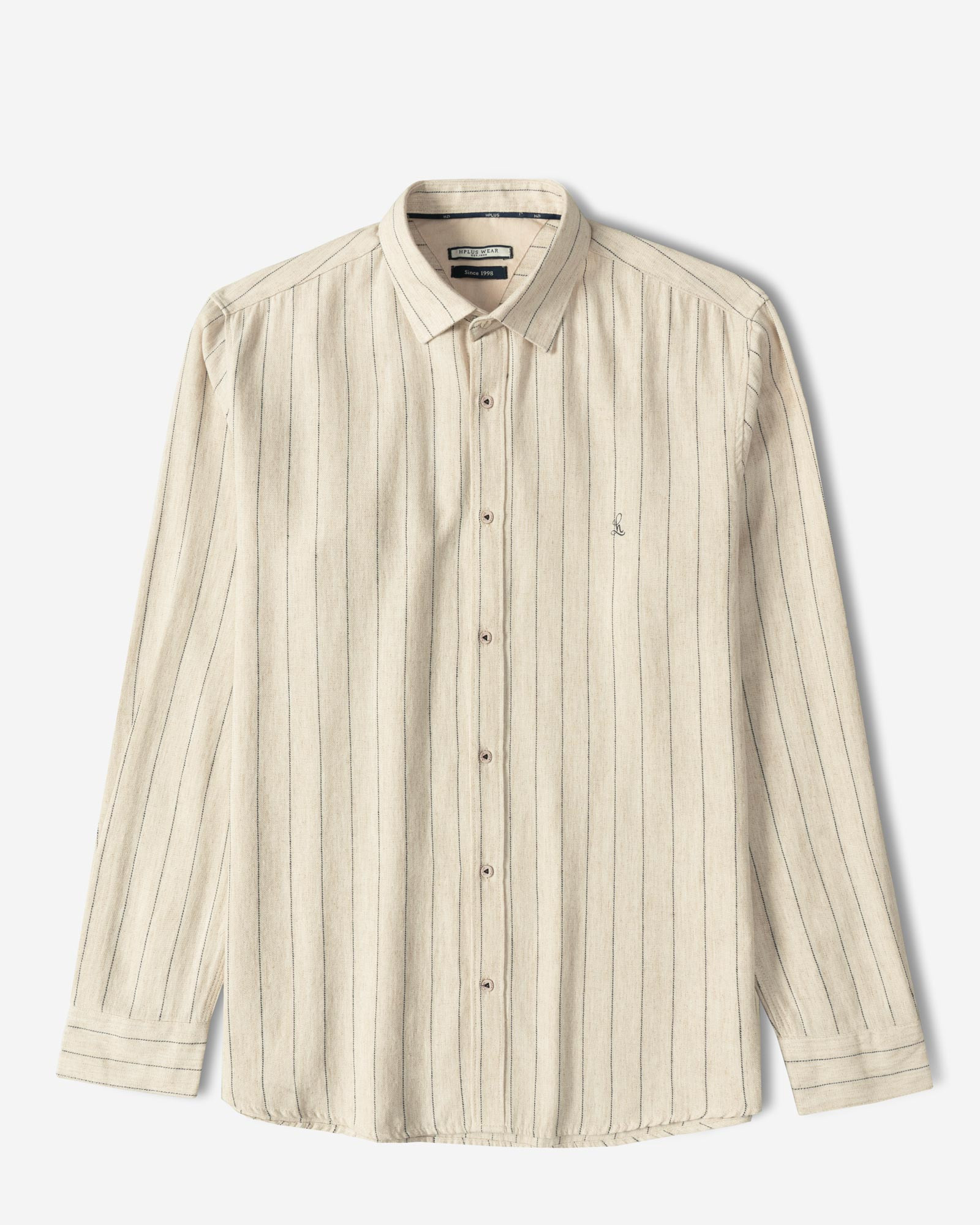 خرید و قیمت پیراهن آستین بلند راه راه مردانه سرمه ای 24466187