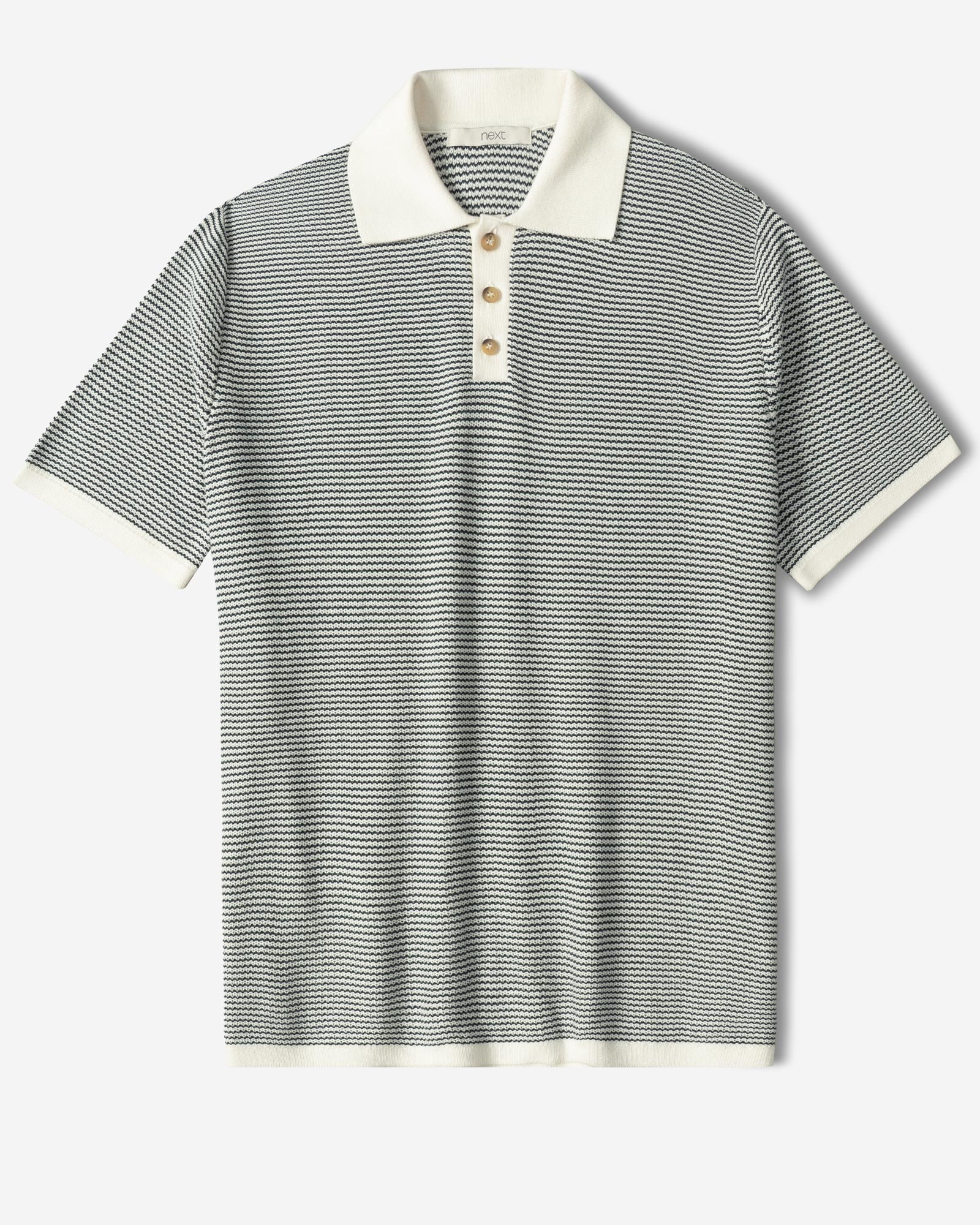 خرید و قیمت پولوشرت طرح دار آستین کوتاه مردانه سرمه ای 24394333