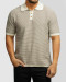 خرید و قیمت پولوشرت طرح دار آستین کوتاه مردانه کرم 24394333
