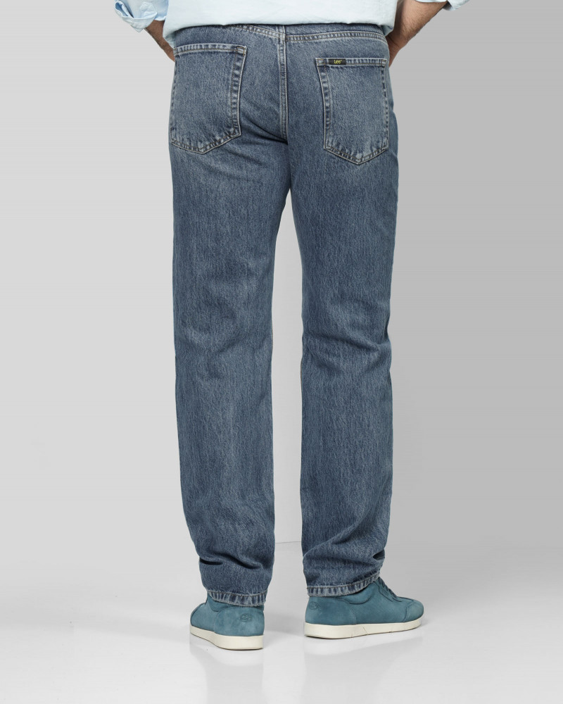 خرید و قیمت شلوار جین استریت فیت (Straight fit) ساده مردانه آبی 24424849