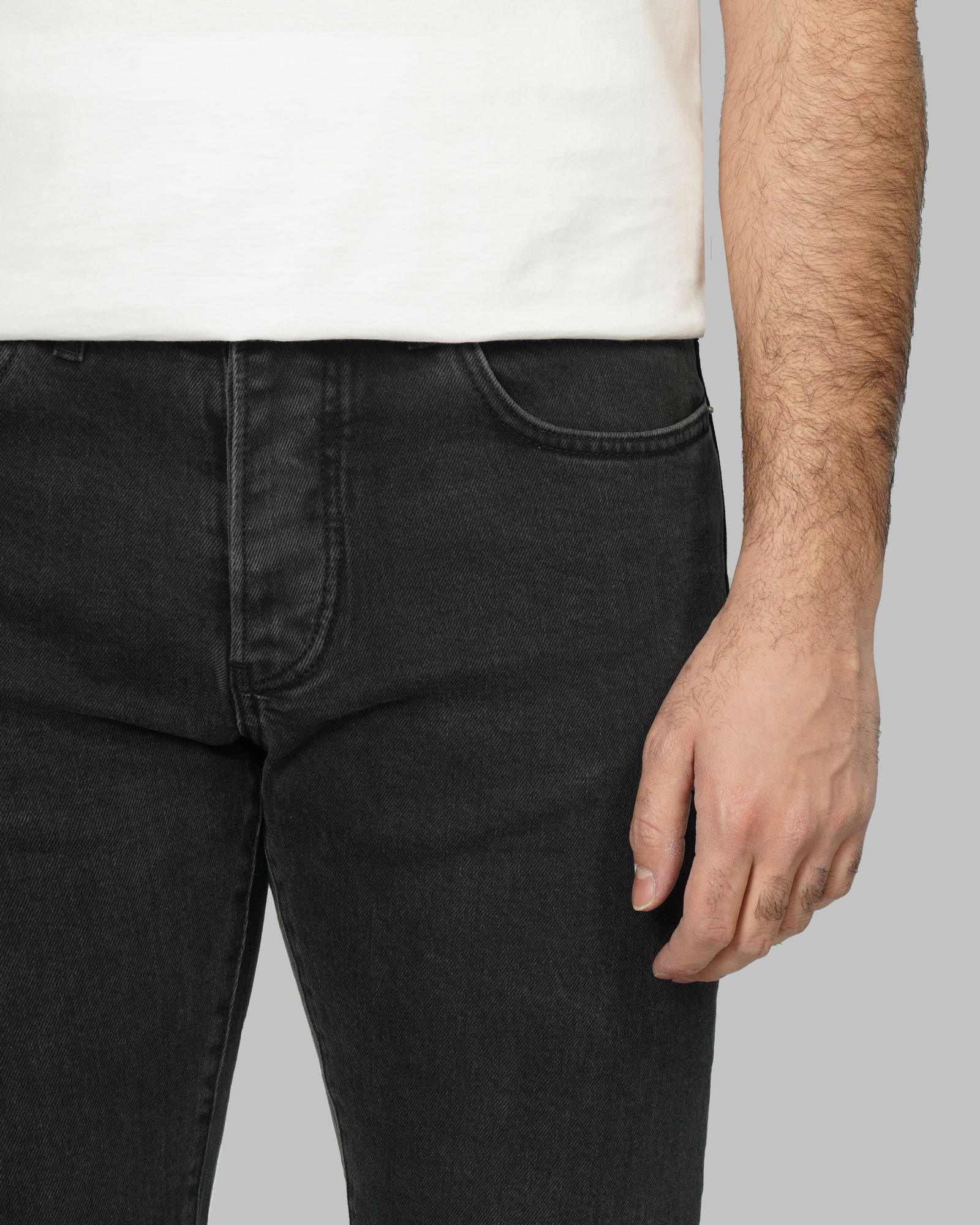 خرید و قیمت شلوار جین مینی (Mini) ساده مردانه ذغالی 24424857