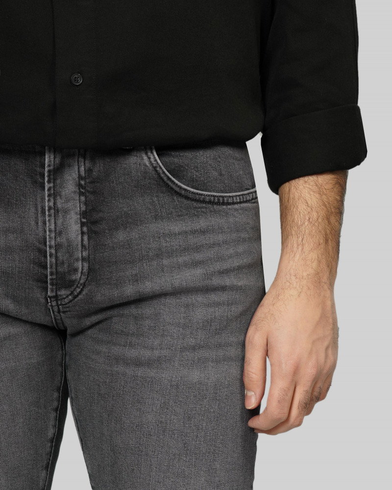 خرید و قیمت شلوار جین مینی (Mini) ساده مردانه خاکستری 24424855