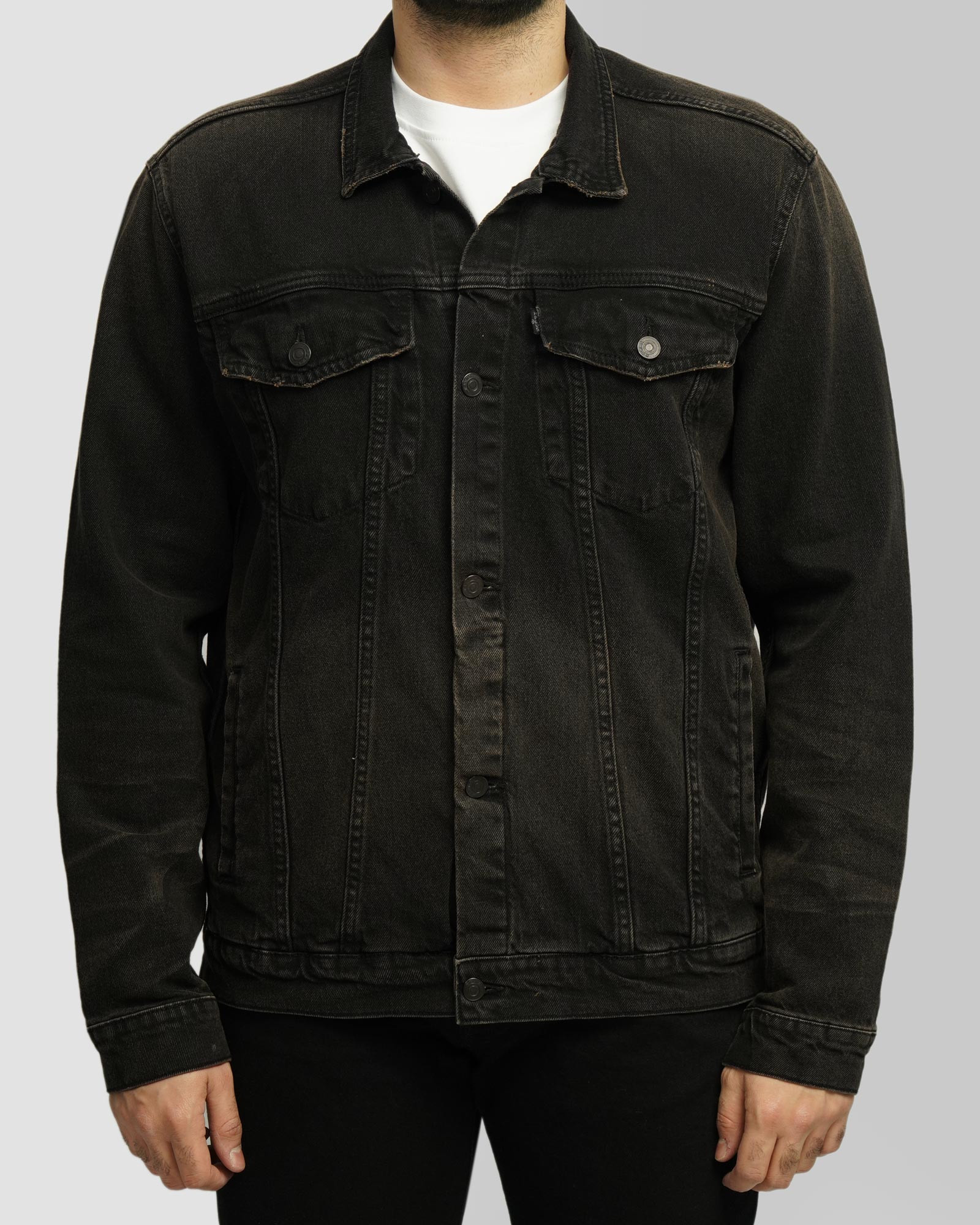 خرید و قیمت کت جین مردانه ذغالی 24480169