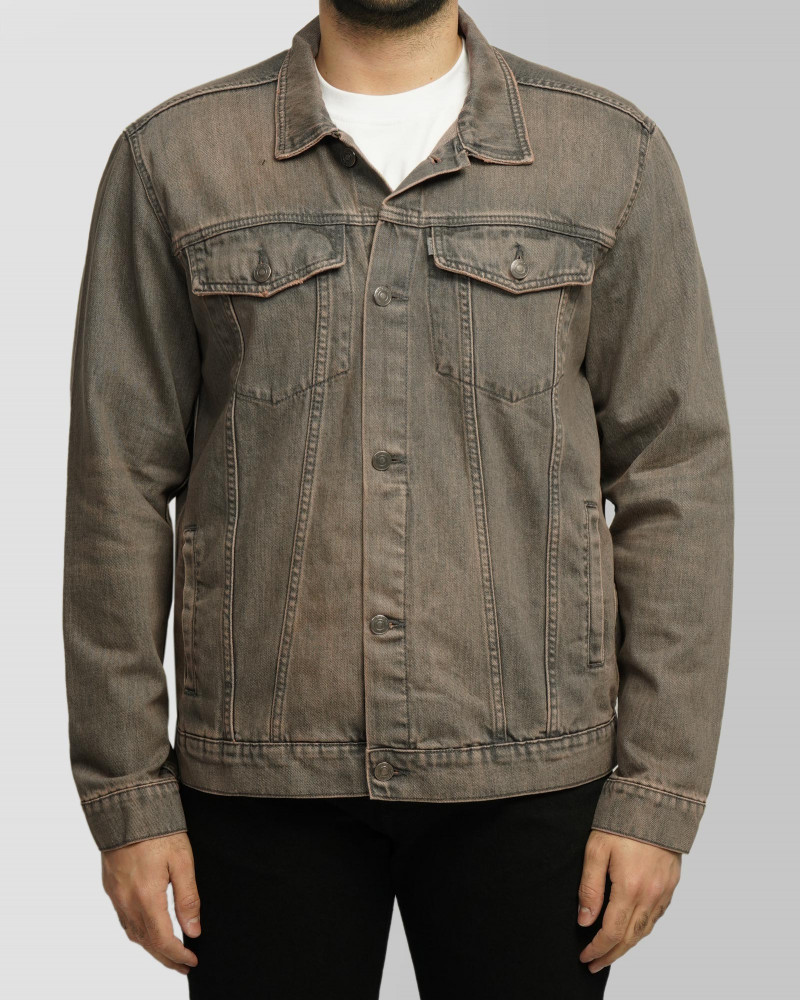 خرید و قیمت کت جین مردانه قهوه ای روشن  24480169