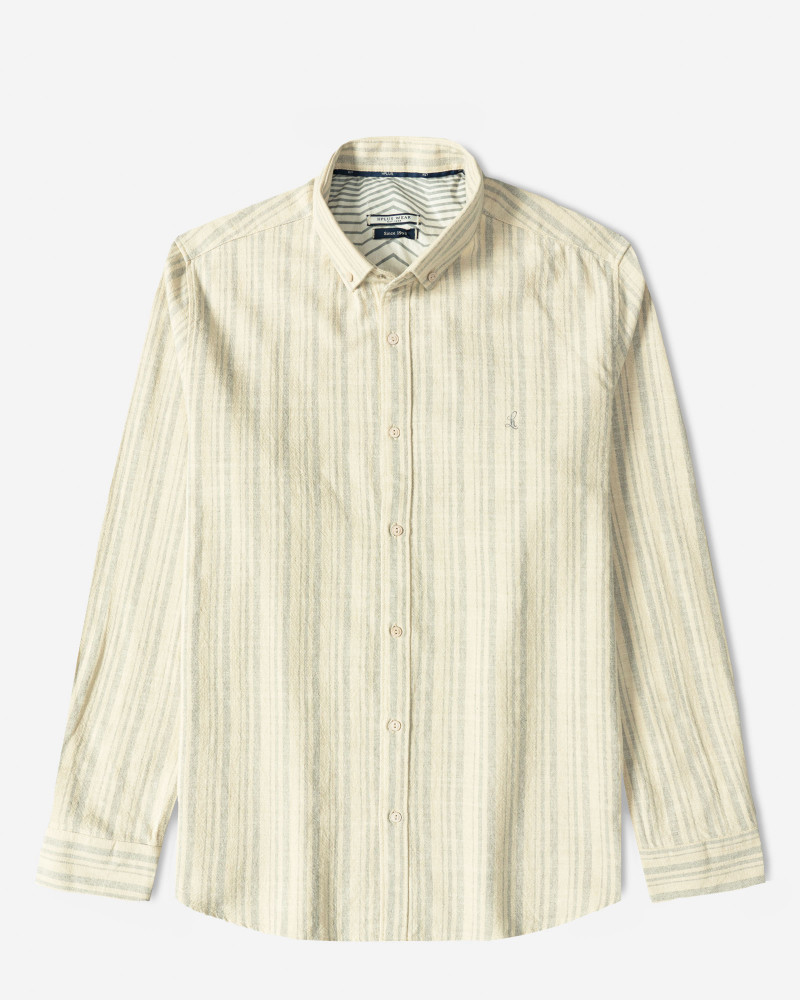 خرید و قیمت پیراهن آستین بلند راه راه مردانه آبی 24466186