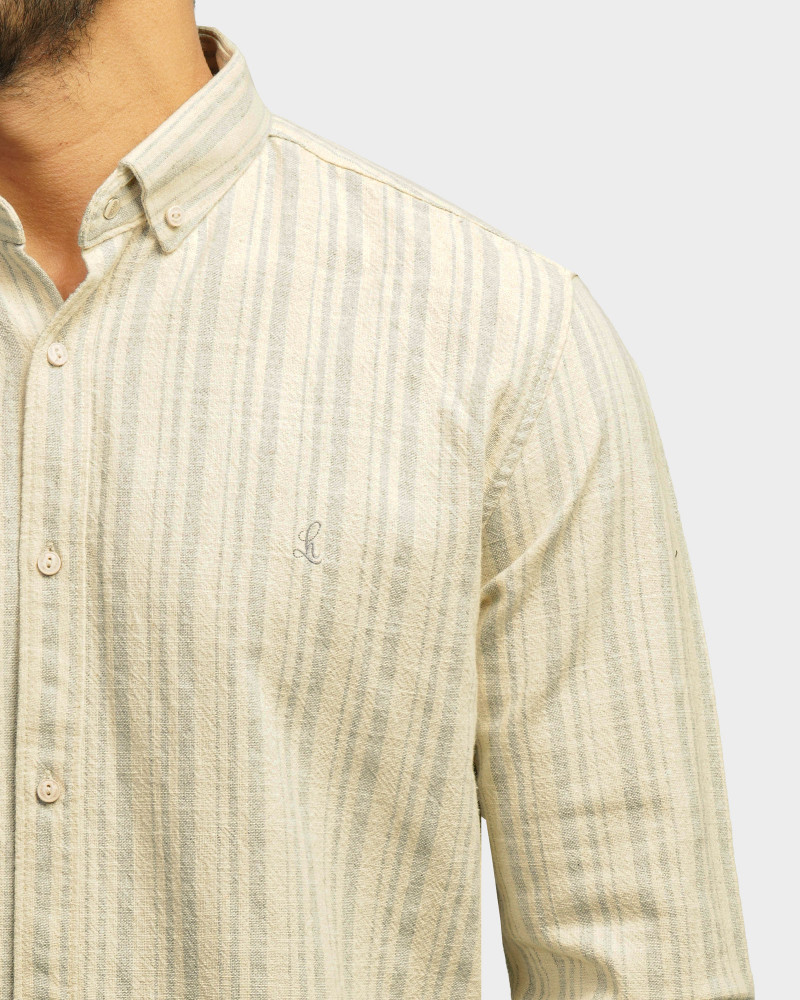 خرید و قیمت پیراهن آستین بلند راه راه مردانه آبی 24466186