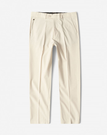 شلوار پارچه ای مردانه رگولار کرم روشن 24462130