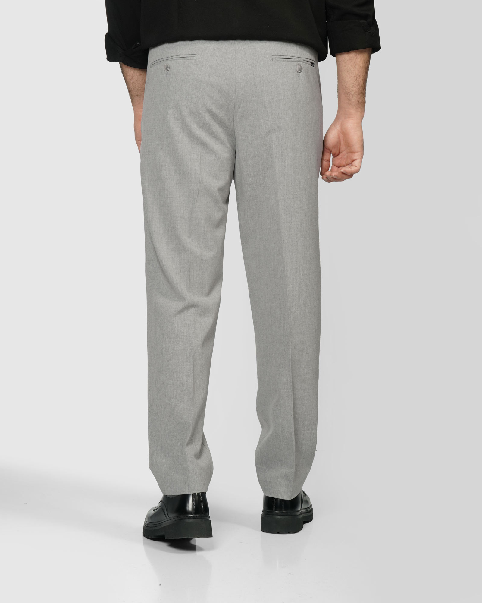 شلوار پارچه ای مردانه رگولار طوسی 24462130