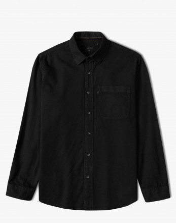 خرید و قیمت پیراهن آستین بلند ساده مردانه مشکی 24421316