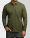 خرید و قیمت پیراهن آستین بلند ساده مردانه سبز 24421316