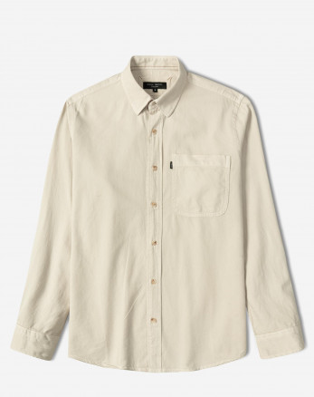 خرید و قیمت پیراهن آستین بلند ساده مردانه کرم روشن 24421316