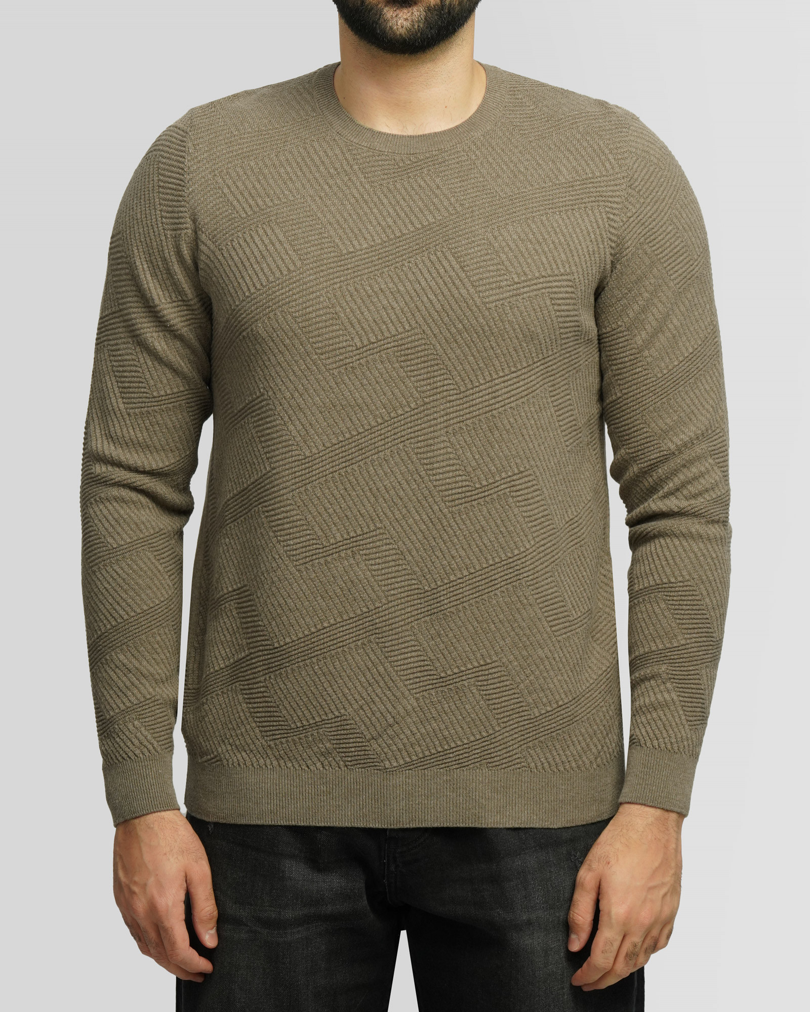 خرید و قیمت پلیور یقه گرد مردانه سبز 24458148