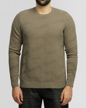 خرید و قیمت پلیور یقه گرد مردانه سبز 24458148