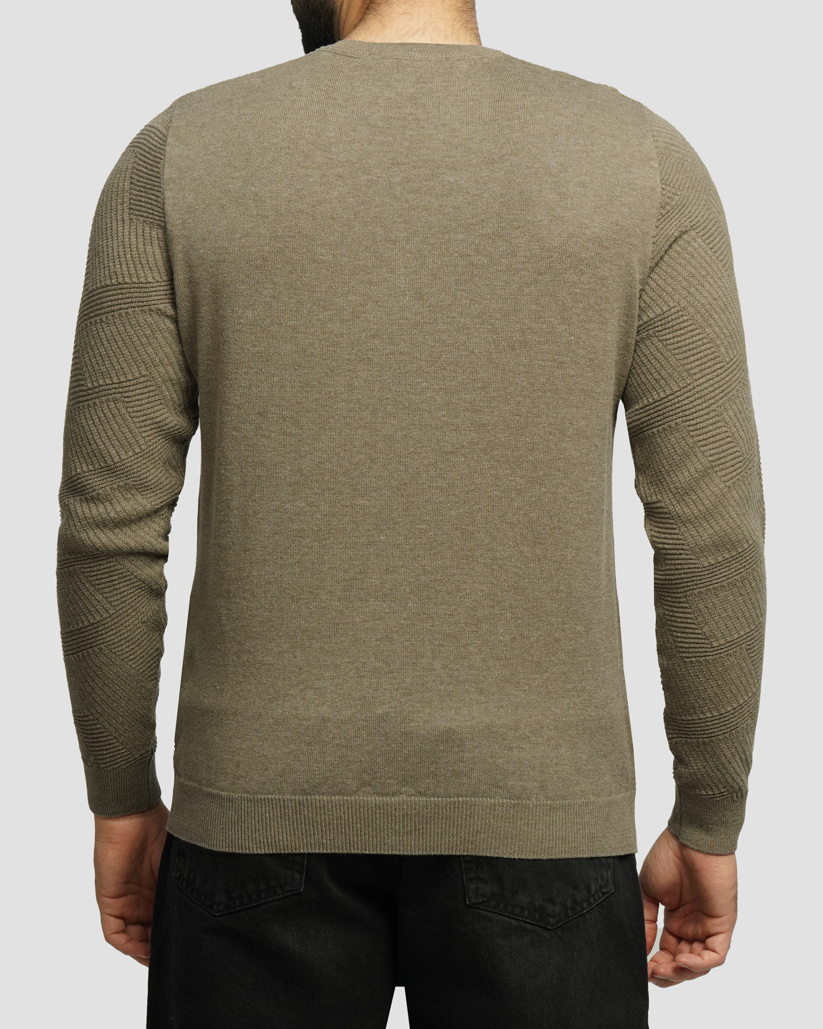 خرید و قیمت پلیور یقه گرد مردانه سبز 24458148