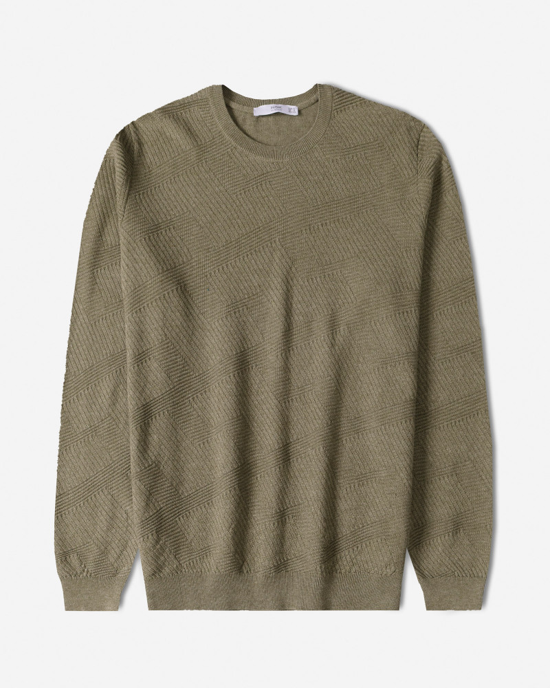 خرید و قیمت پلیور یقه گرد مردانه سبز 24458148