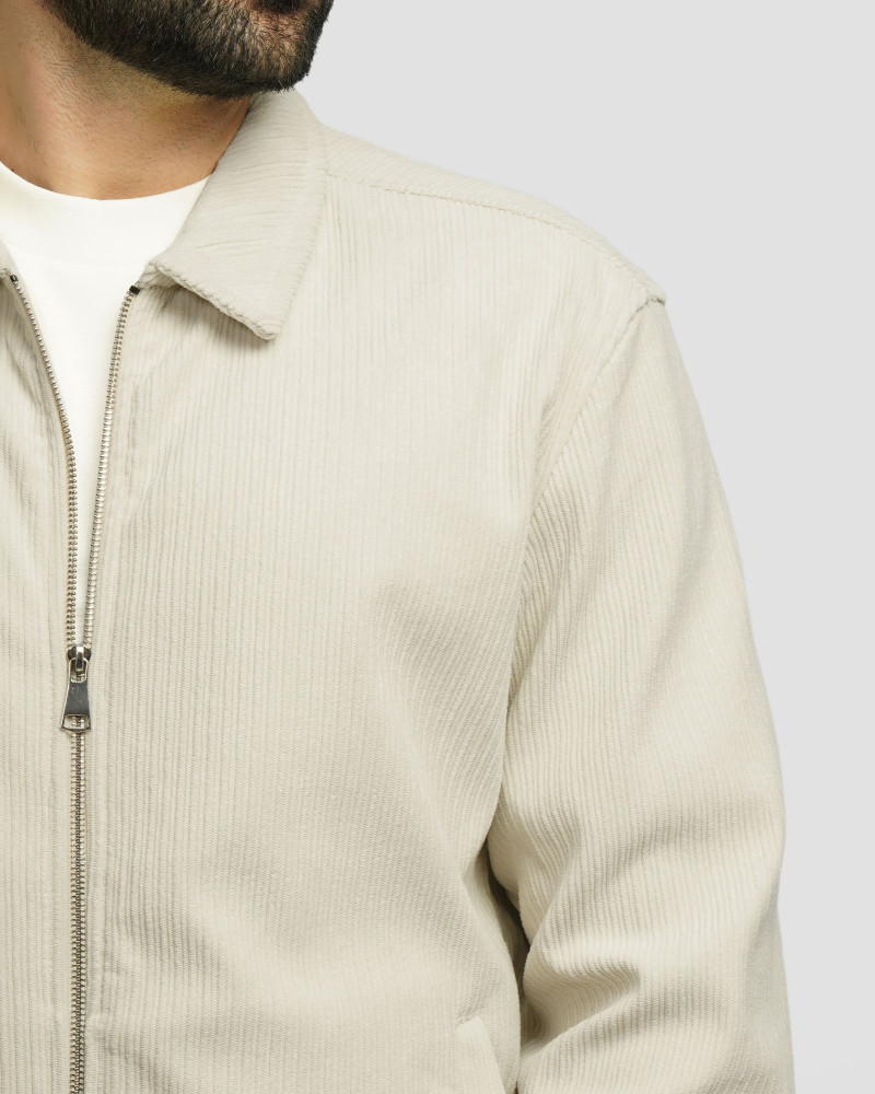 سویشرت مخمل مردانه کرم روشن 24413275