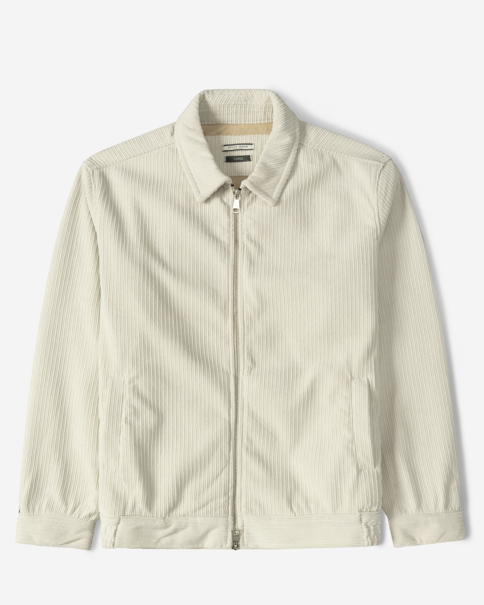 سویشرت مخمل مردانه کرم روشن 24413275