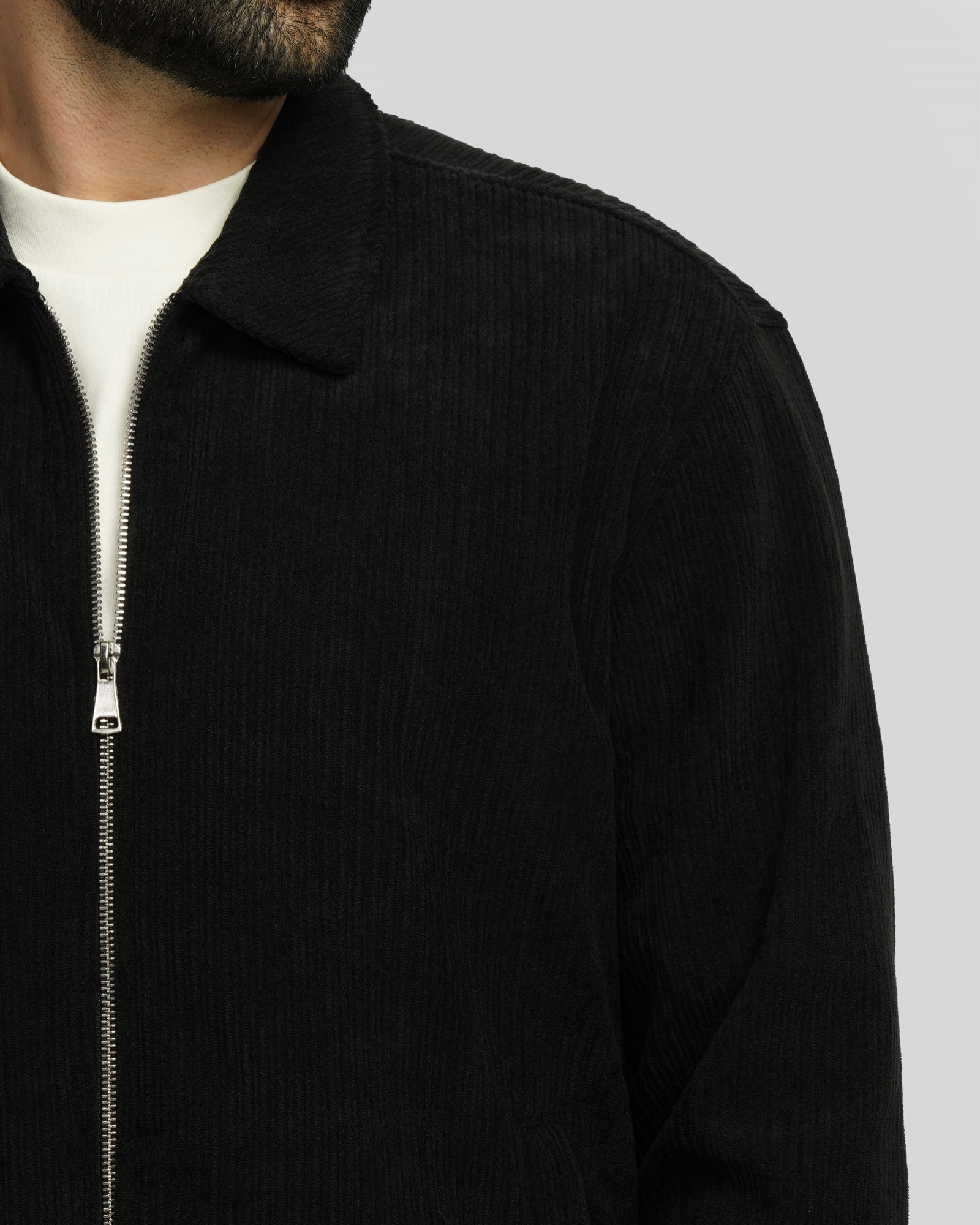 سویشرت مخمل مردانه مشکی 24413275