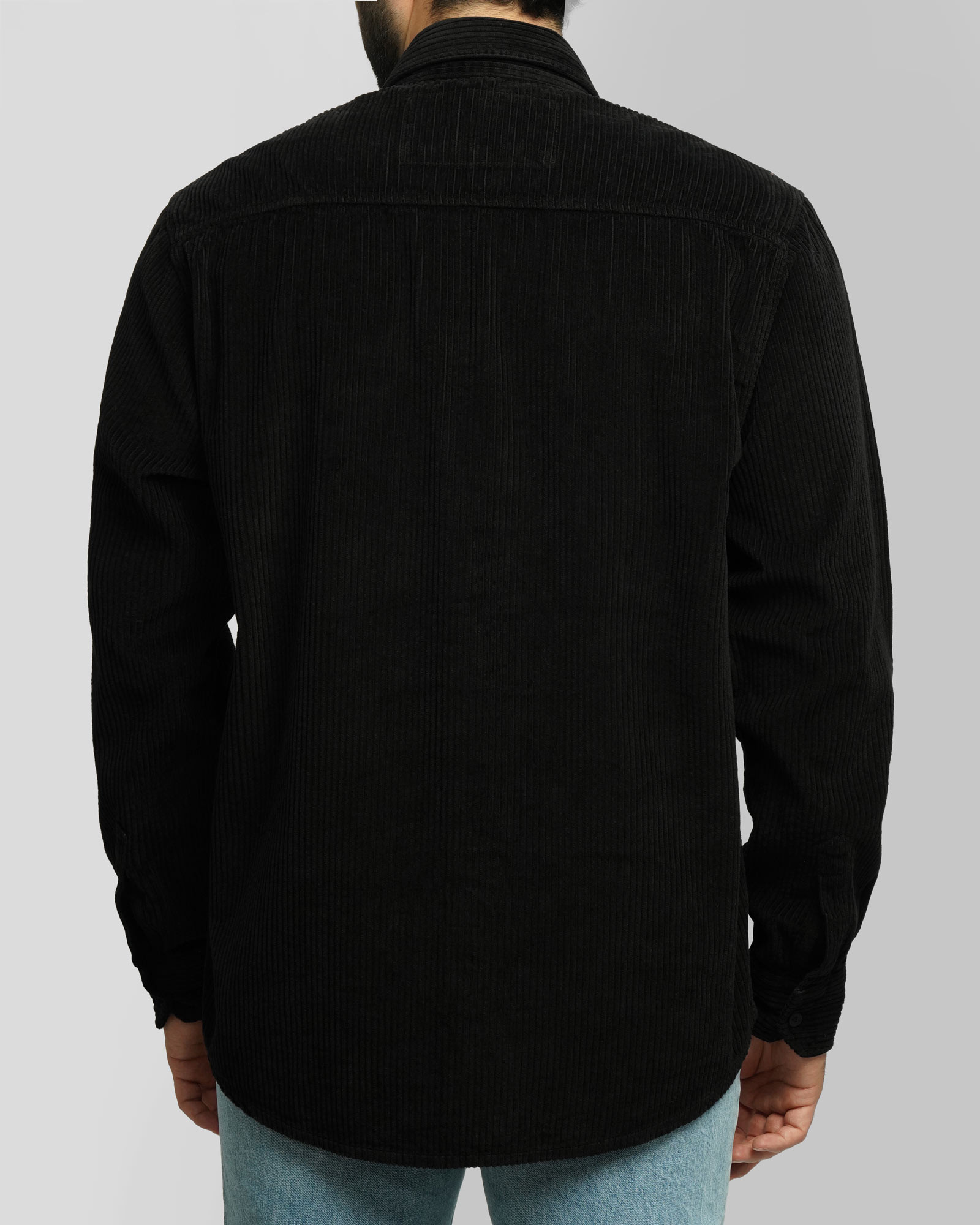 پیراهن مخمل کبریتی مردانه مشکی 24452340