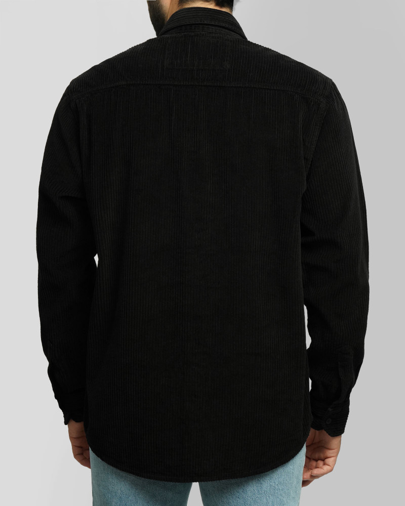 پیراهن مخمل کبریتی مردانه مشکی 24452340