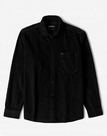 پیراهن مخمل کبریتی مردانه مشکی 24452340