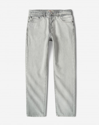 خرید و قیمت شلوار جین رگولار (Relax vintage) ساده مردانه طوسی روشن 24112239