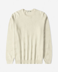 خرید و قیمت پلیور یقه گرد مردانه کرم 24458148